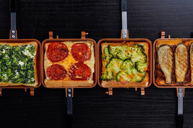 吐司蔬菜同時烤 五分鐘上桌