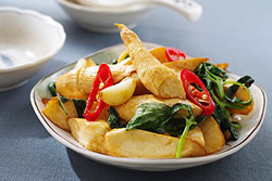 三杯美人腿(筊白筍)-中華料理