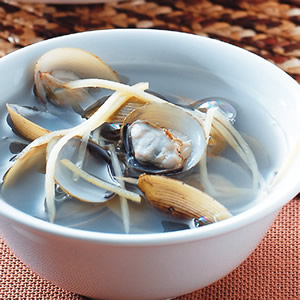 薑絲蜆湯