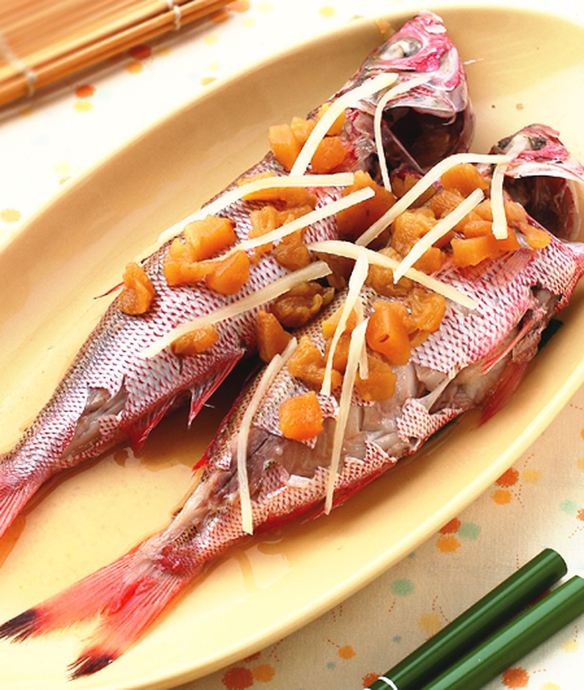 食譜:醬筍蒸魚