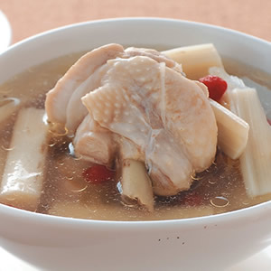 檳榔心鮮雞湯