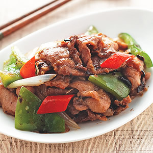 豆豉炒肉片