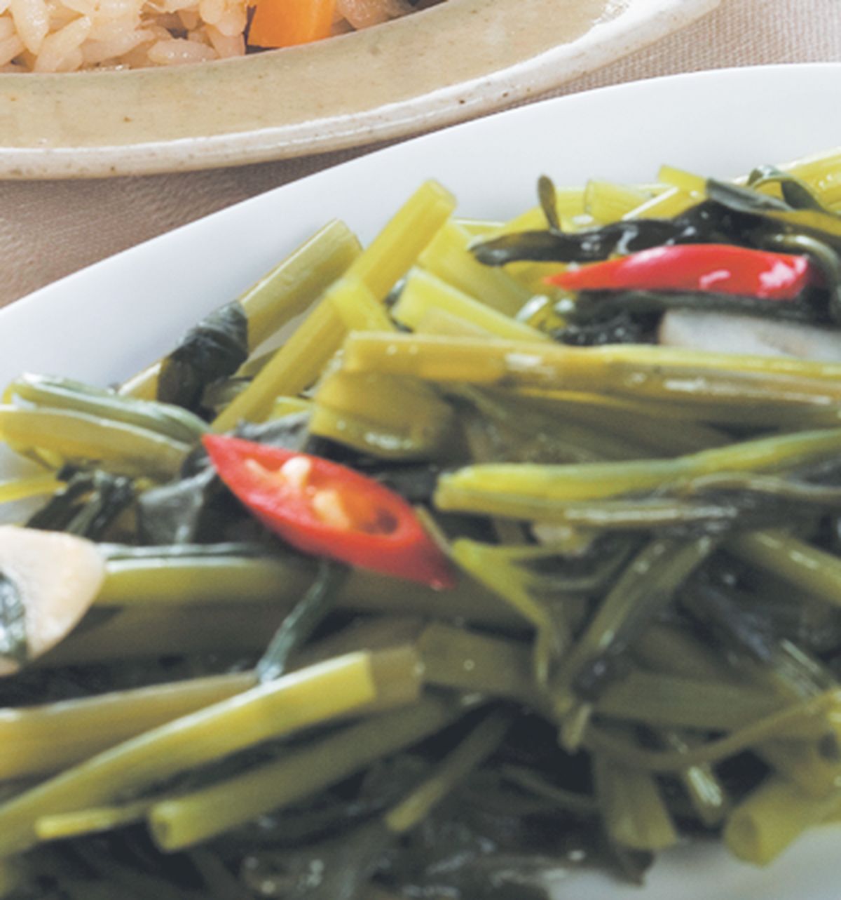 食譜:清炒空心菜(2)