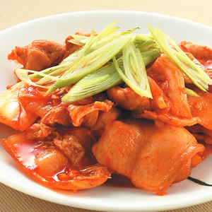 韓式泡菜炒肉片