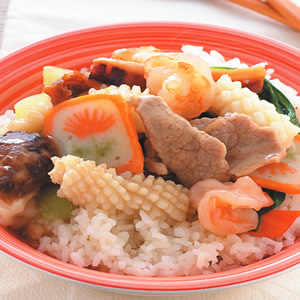 什錦海鮮蓋飯
