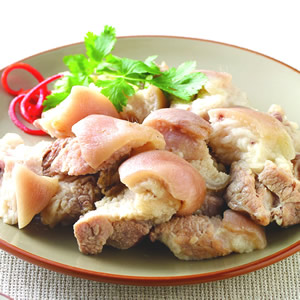 白灼豬腳肉