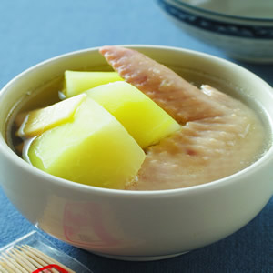 青木瓜雞湯