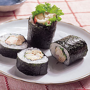 鮪魚蟹肉沙拉卷