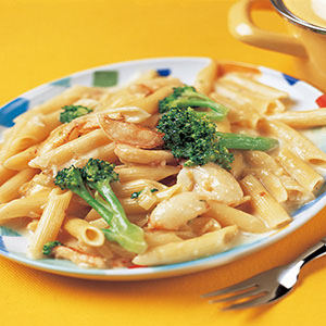 蟹肉奶油義大利麵