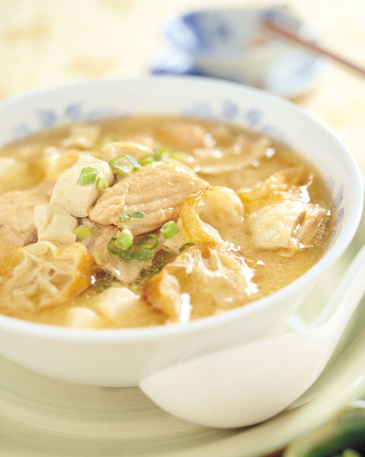 食譜:鮭魚味噌湯(2)
