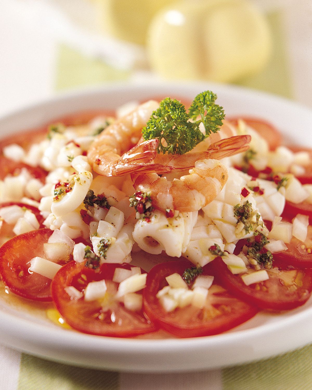 食譜:海鮮蕃茄沙拉