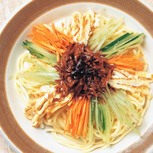 麻醬牛肉涼麵