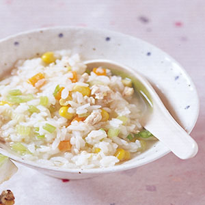 雞蓉玉米粥
