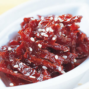 干煸蜜汁牛肉絲