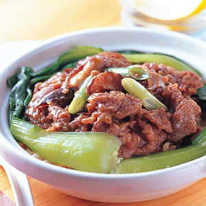 蠔油牛肉煲飯