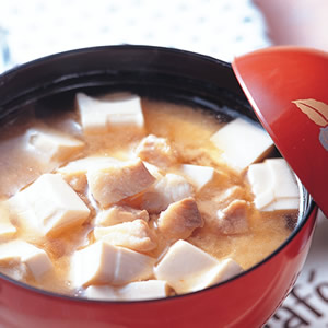味噌豆腐魚湯