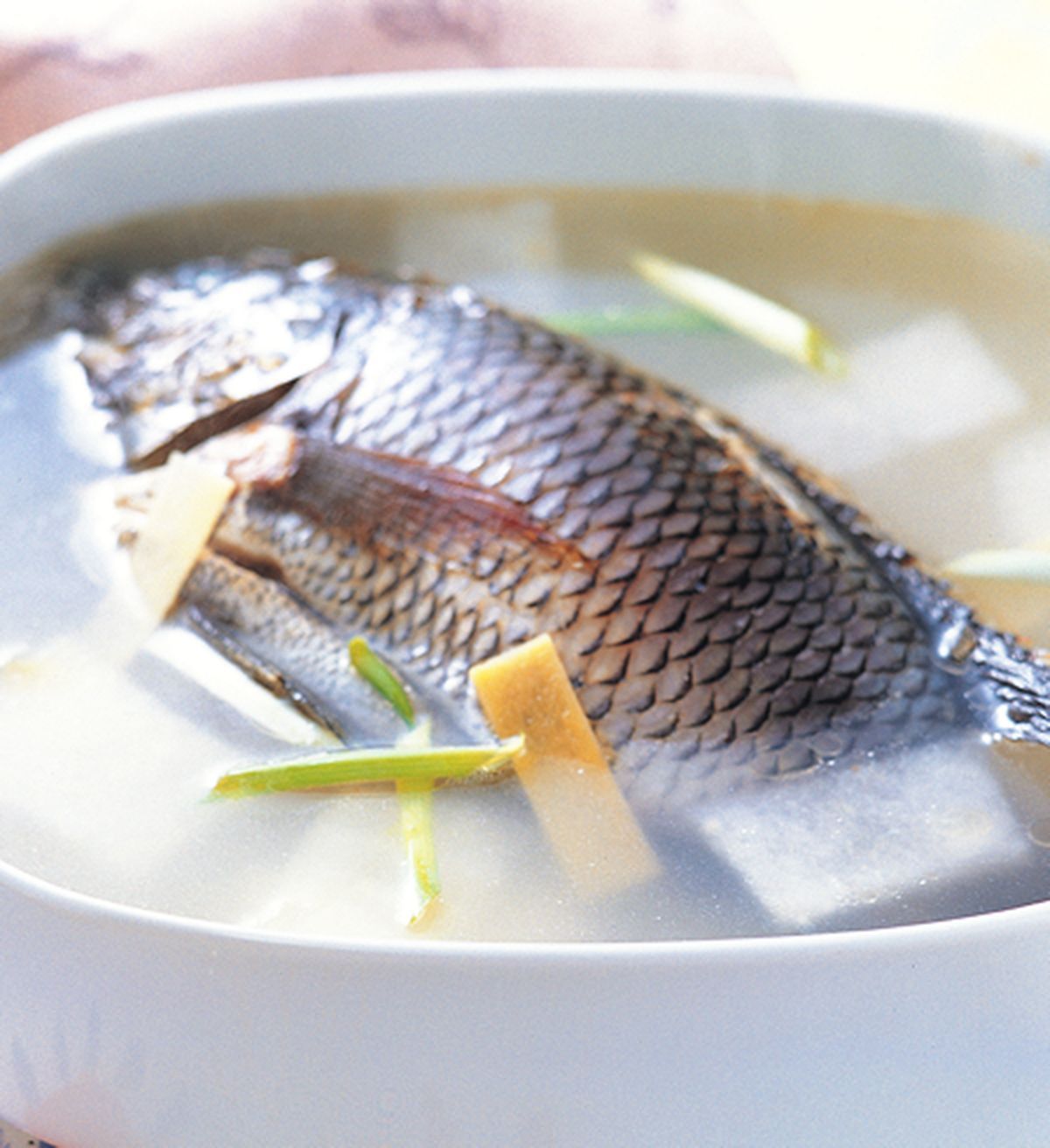 食譜:白玉鯉魚湯