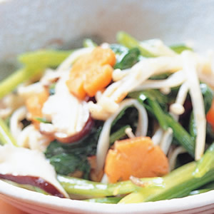 菠菜炒雙菇