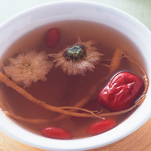 參鬚紅棗茶