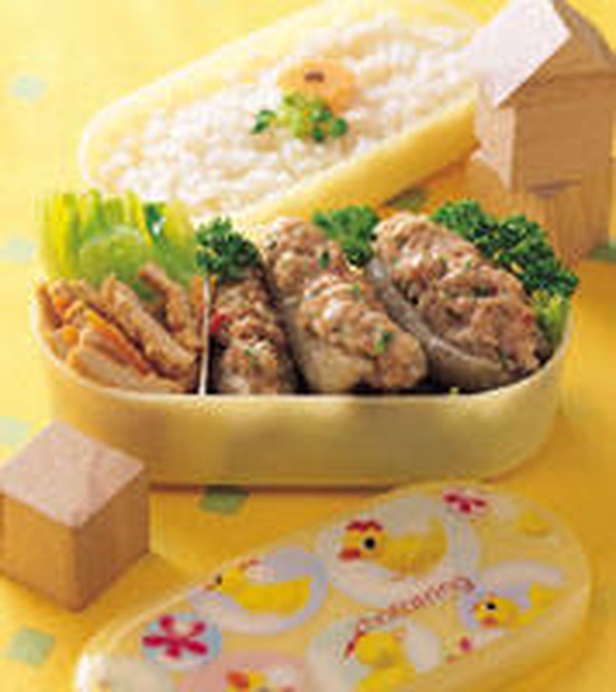 食譜:海蔘鑲肉便當