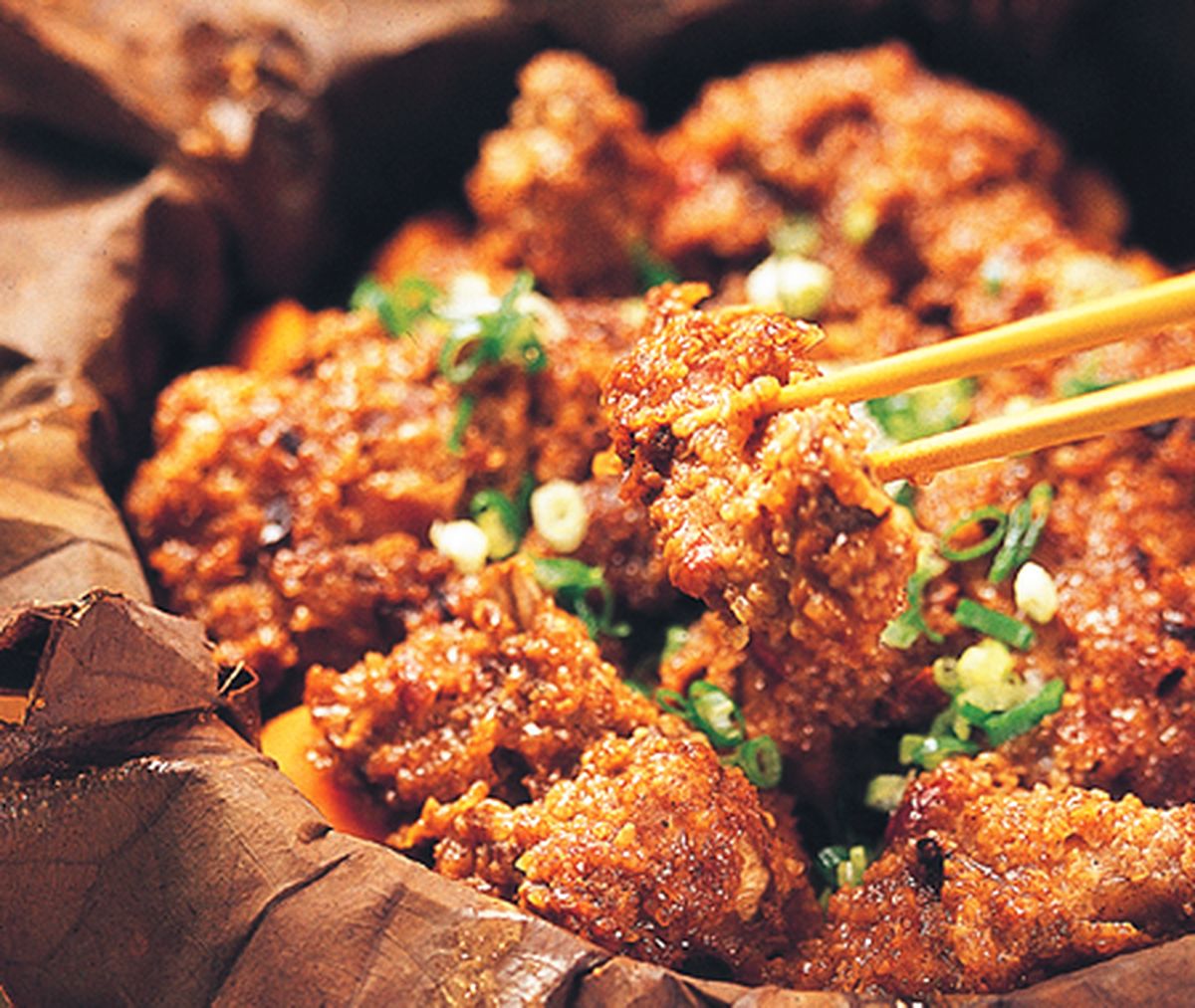 食譜:荷葉粉蒸排骨