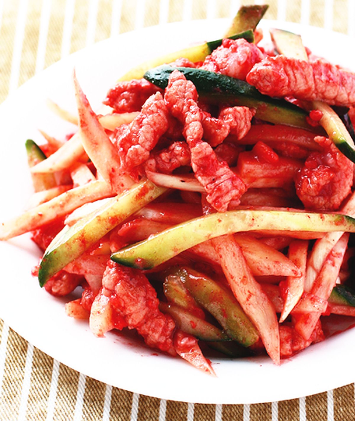 食譜:紅糟炒肉絲