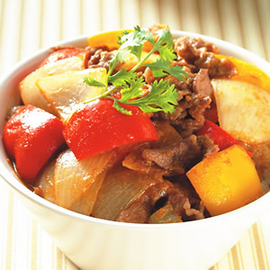 沙嗲牛肉丼