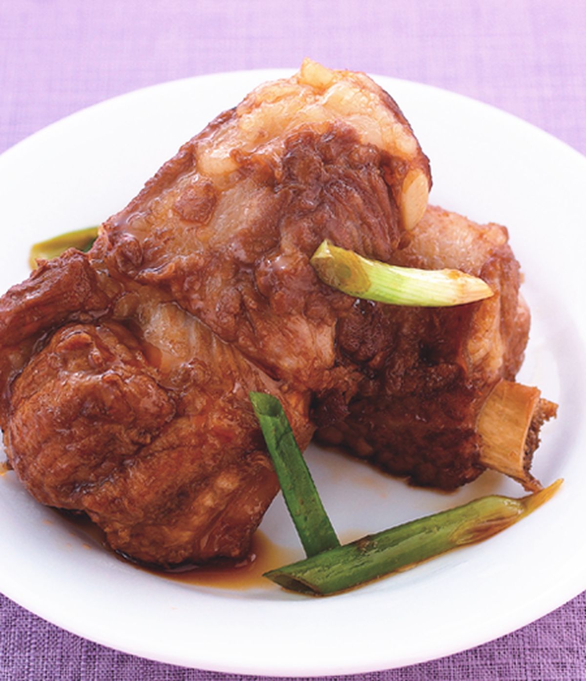 食譜:蔥燒排骨(4)
