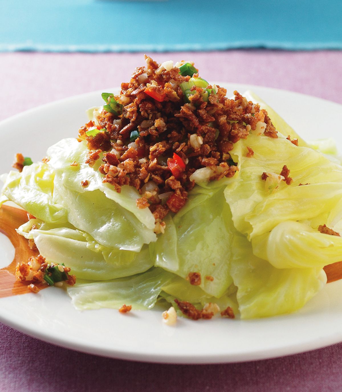 食譜:豆酥高麗菜(1)