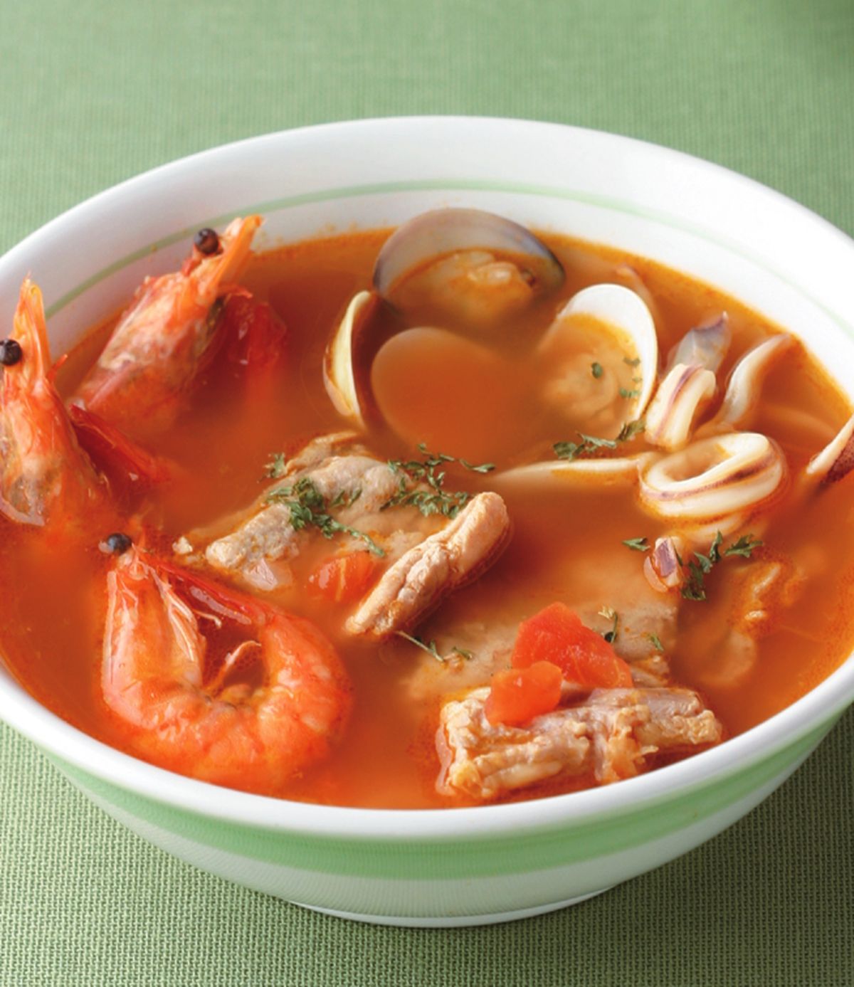 食譜:海鮮蕃茄湯