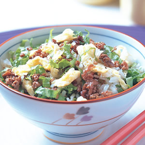 生菜牛肉炒飯