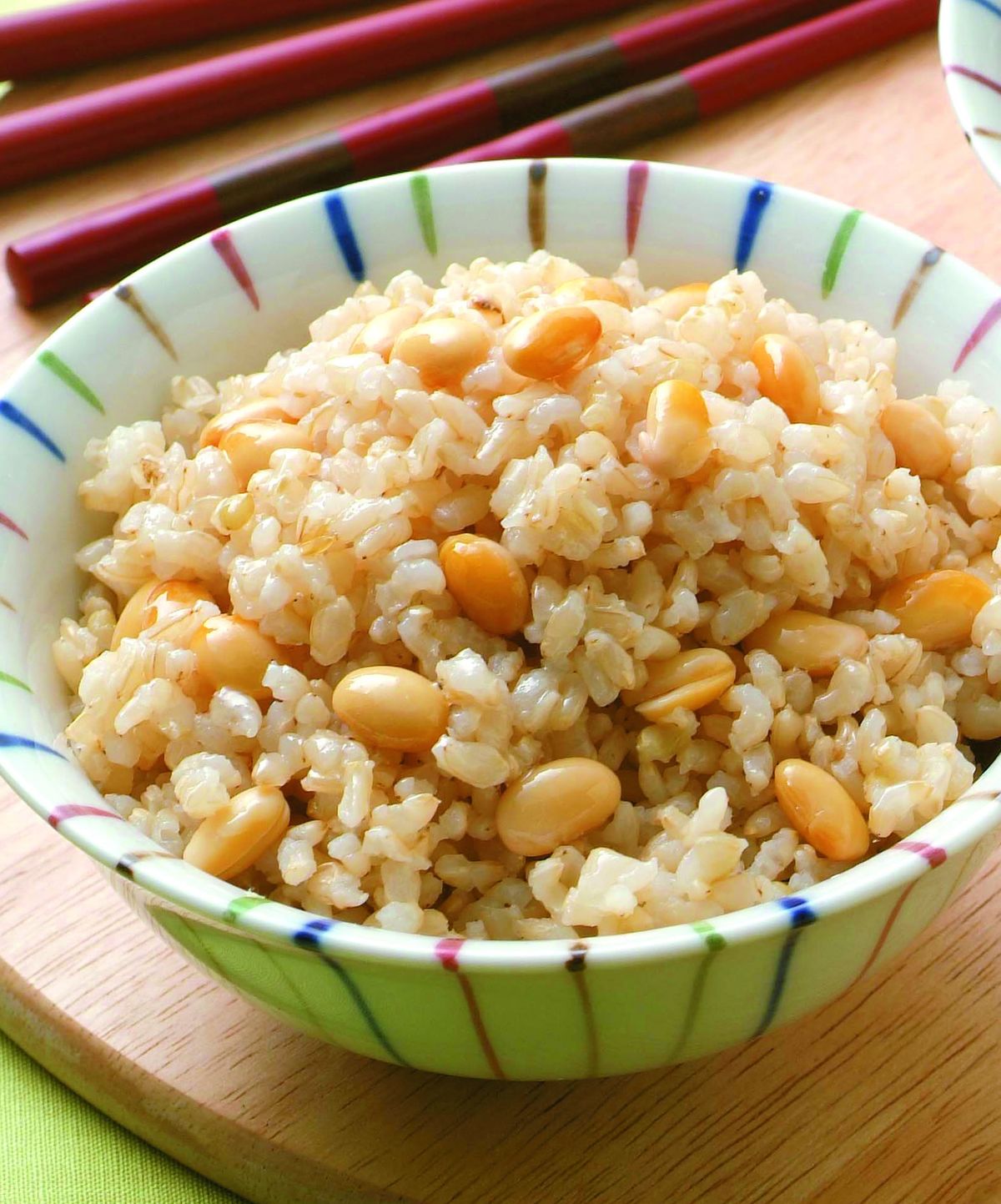 食譜:黃豆糙米飯