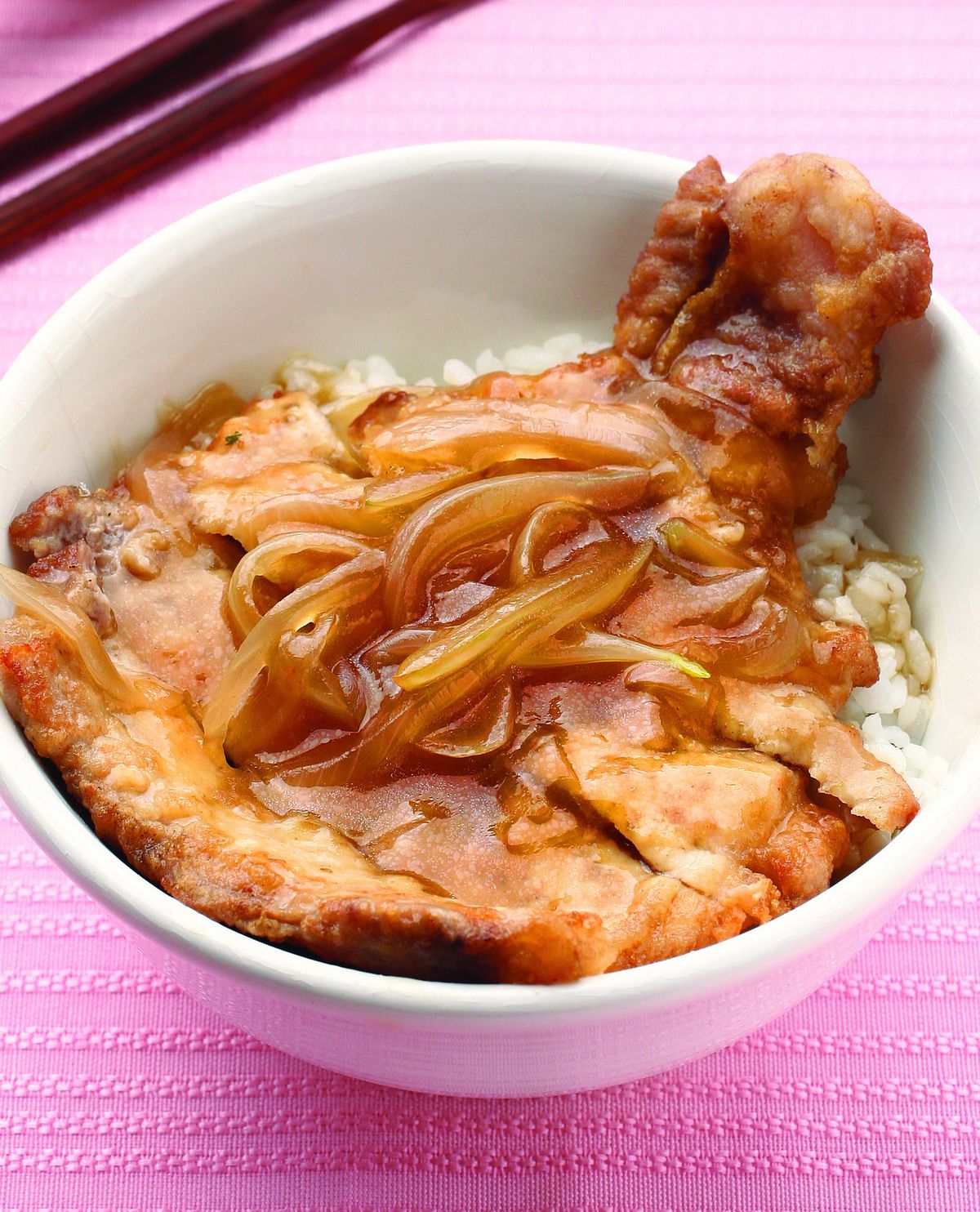 食譜:查理賓豬排蓋飯	