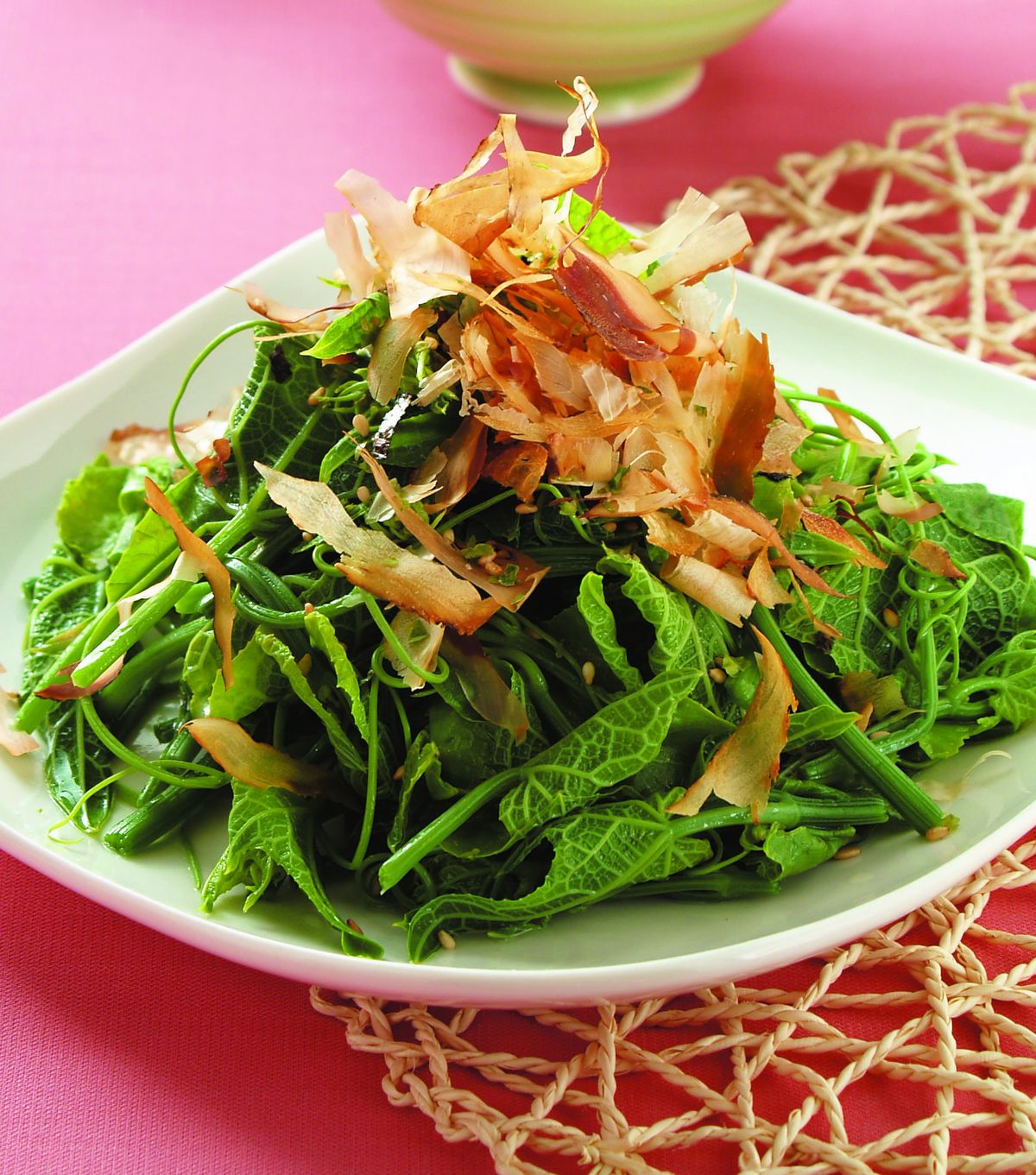 食譜:柴魚拌龍鬚菜