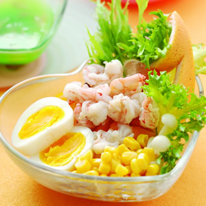 鮮蝦生菜沙拉