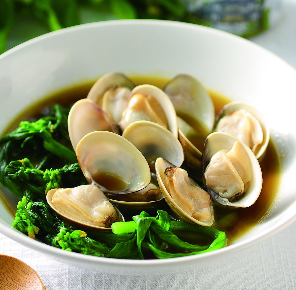 食譜:蛤蜊煮油麻菜