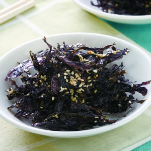 芝麻炒紫菜