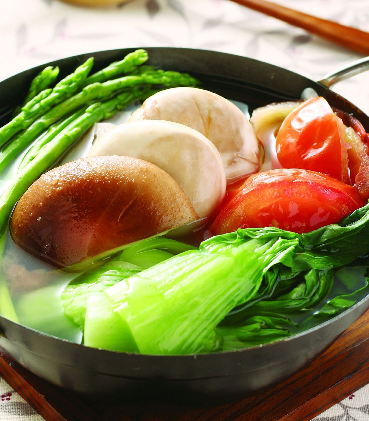 食譜:低脂翡翠野菜鍋