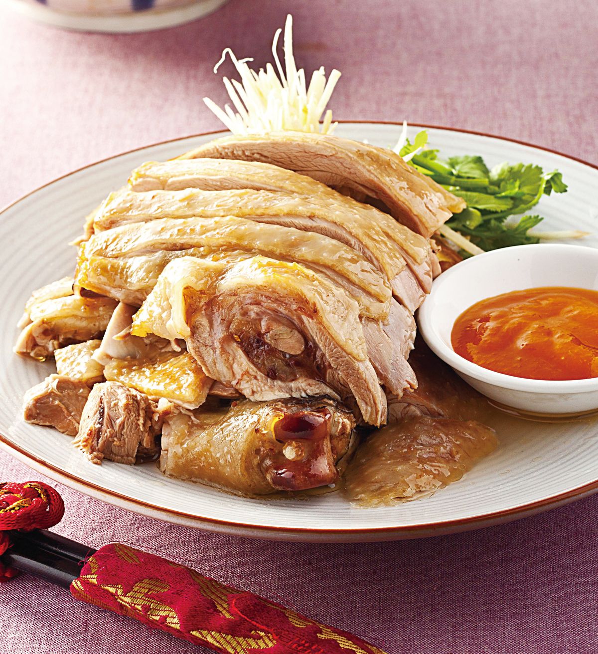 食譜:桔醬白斬雞(1)