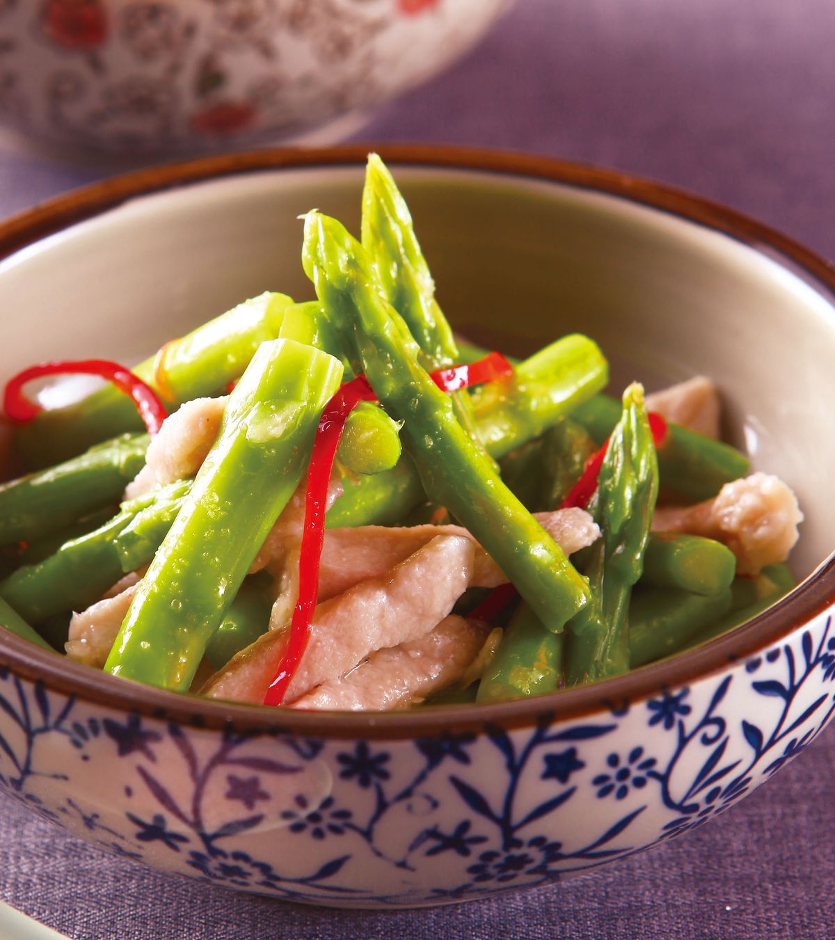 食譜:岩鹽蘆筍拌里肌