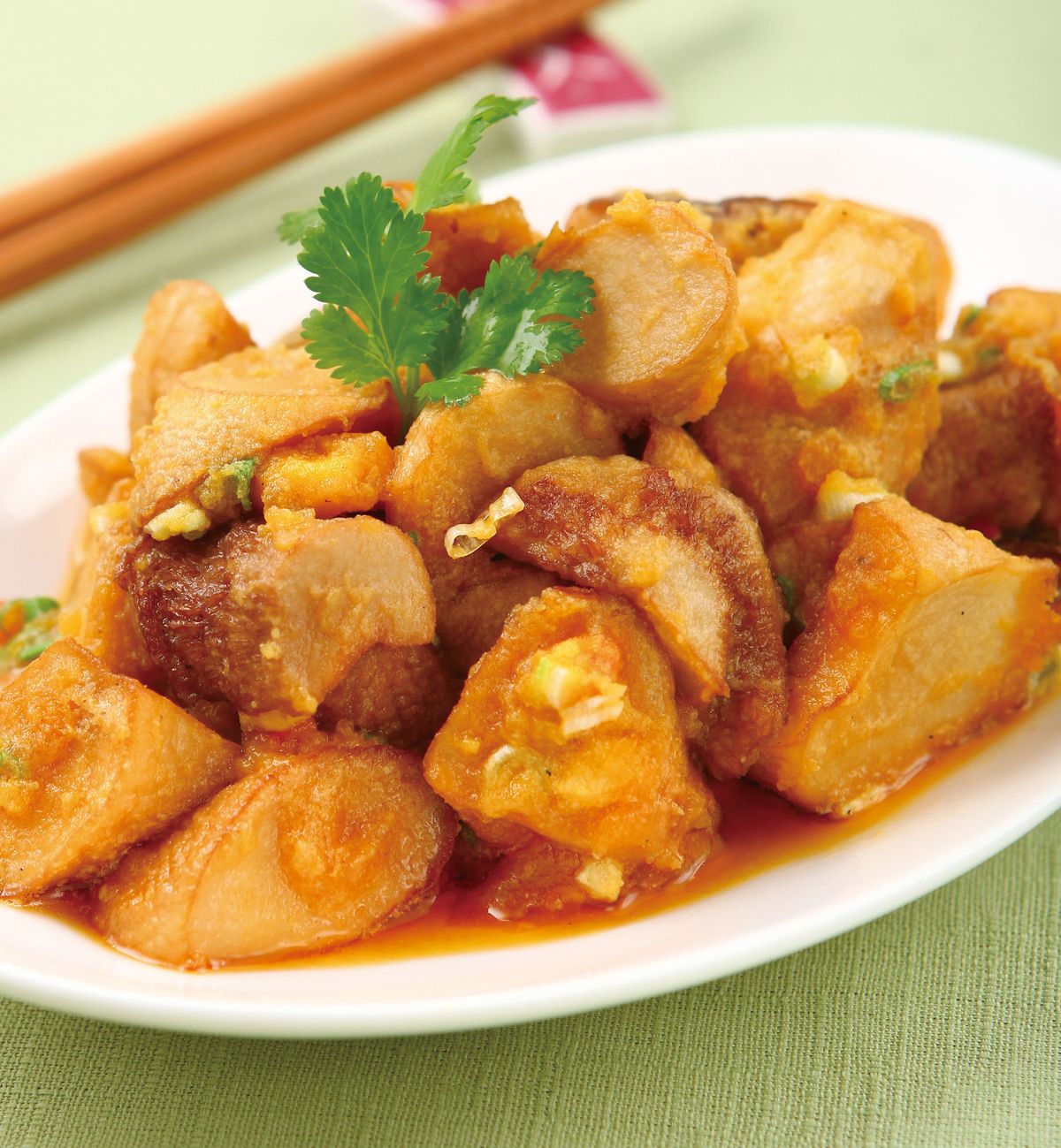 食譜:金沙杏鮑菇(5)