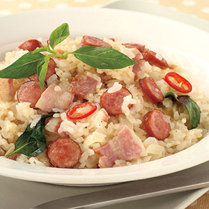 洋火腿起司燉飯