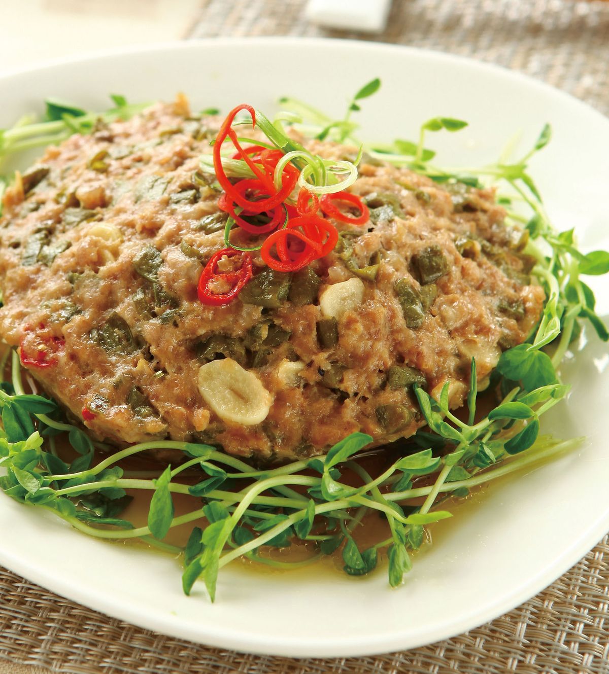 食譜:酸豇豆蒸肉