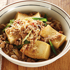 絞肉燉豆腐