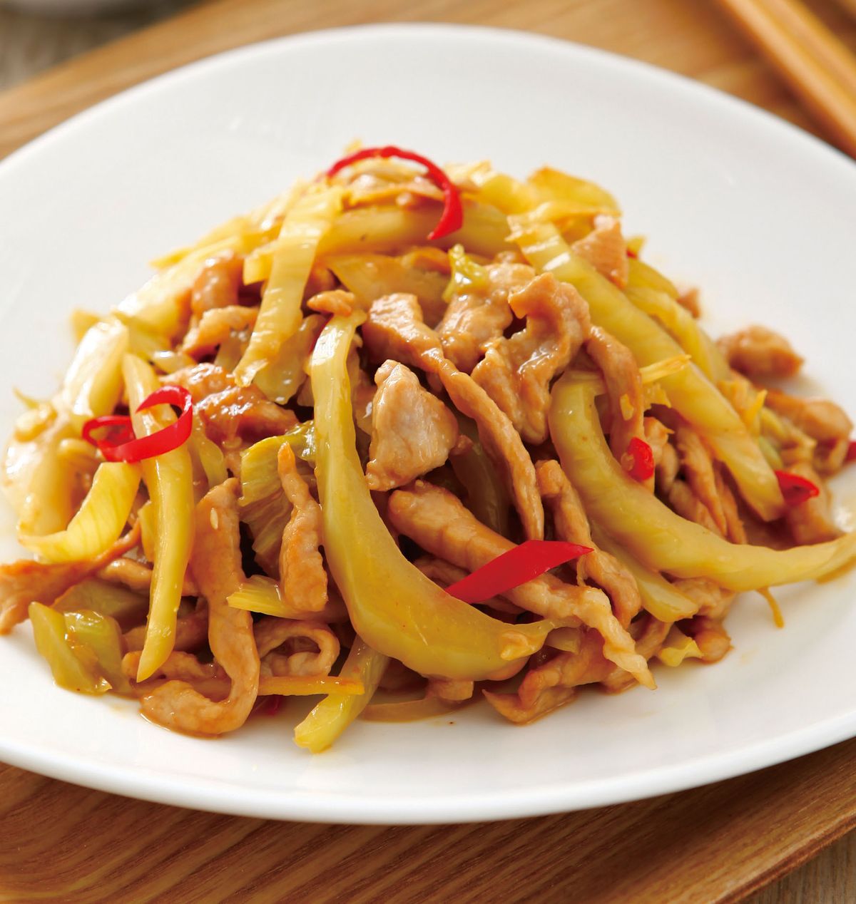 食譜:酸菜肉絲