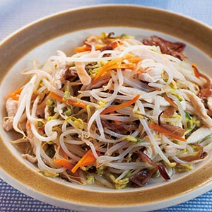 豆芽菜炒雞絲