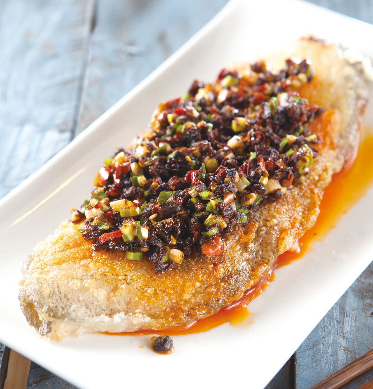 食譜:椒香鱈魚排