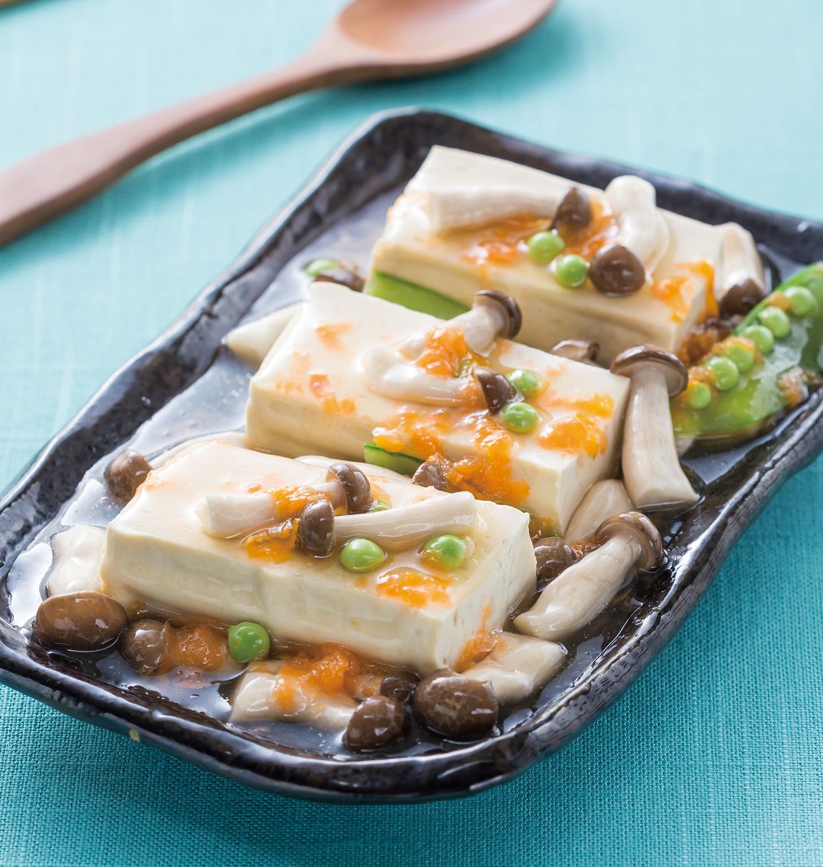 食譜:珍珠菇蒸豆腐