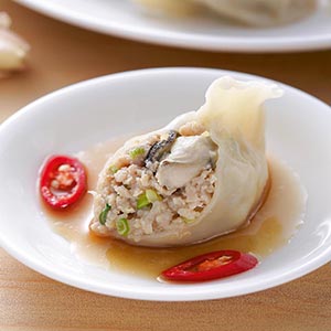 鮮蚵豬肉餃