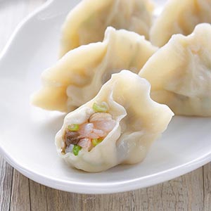 蕈菇鮮蝦餃